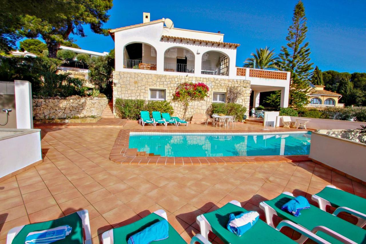 Dos Chicas - Sea View Villa With Private Pool In Moraira Teulada Exteriér fotografie