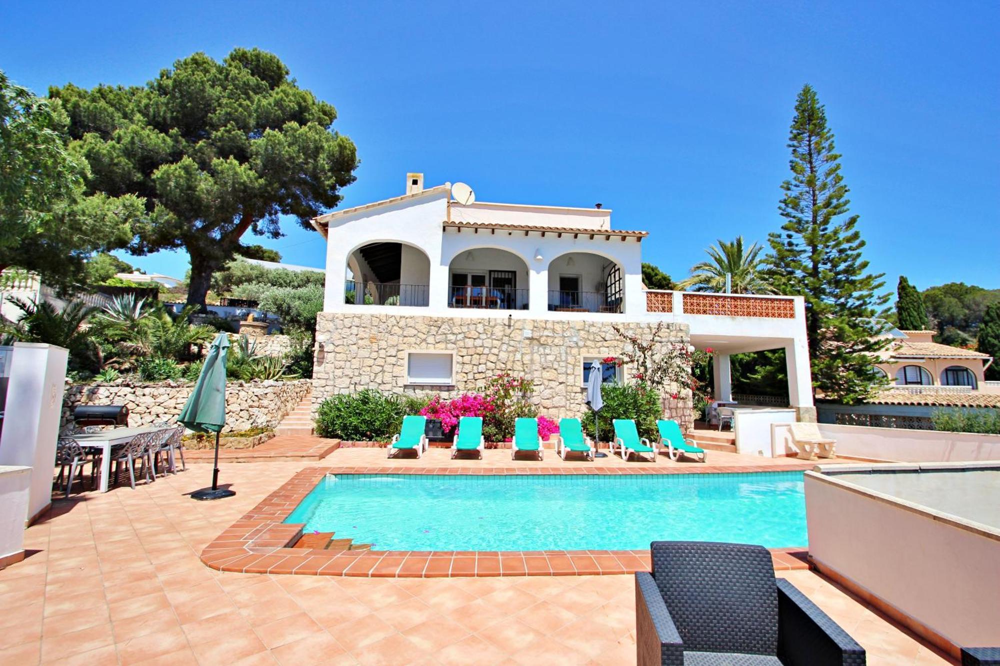 Dos Chicas - Sea View Villa With Private Pool In Moraira Teulada Exteriér fotografie