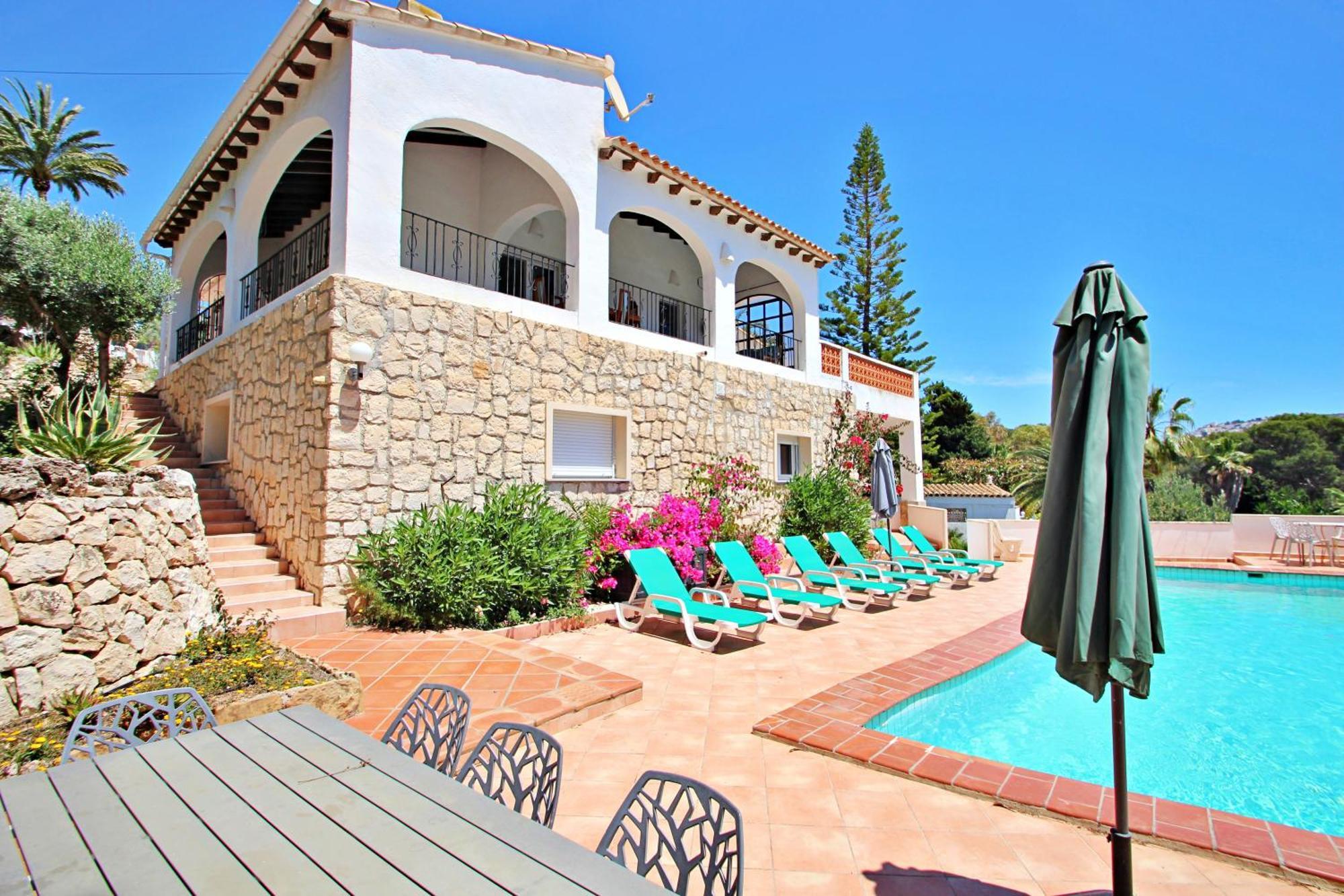 Dos Chicas - Sea View Villa With Private Pool In Moraira Teulada Exteriér fotografie