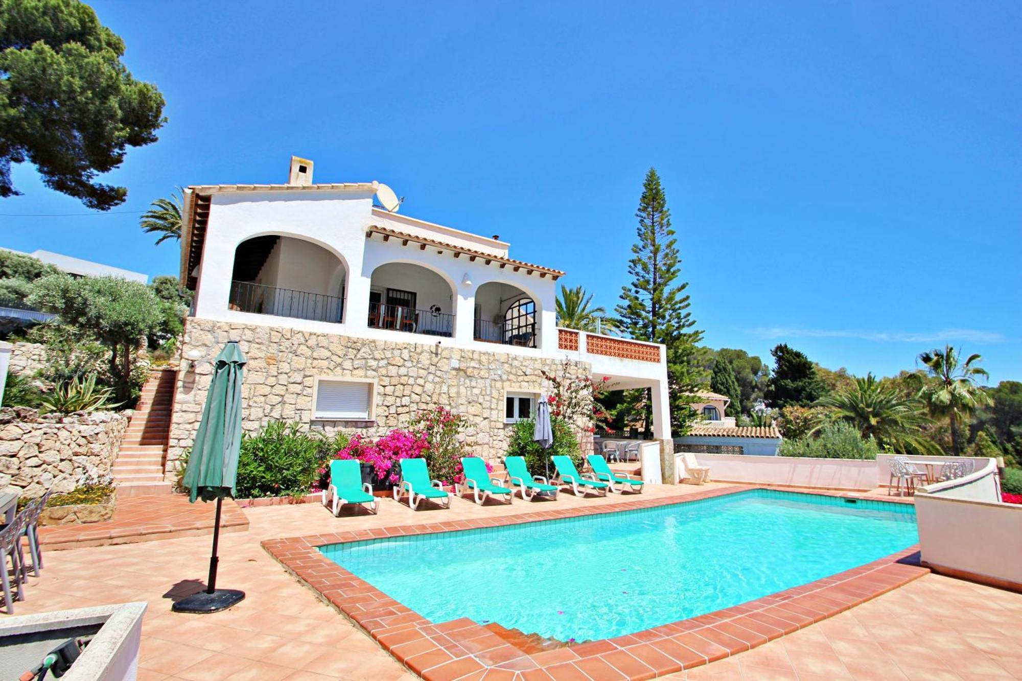 Dos Chicas - Sea View Villa With Private Pool In Moraira Teulada Exteriér fotografie